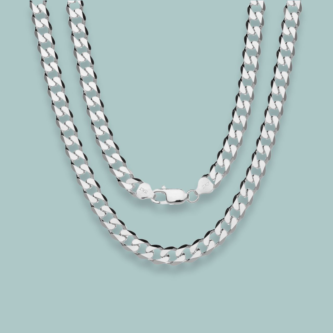 Collana Catena Scatola Uomo Donna Argento Sterling 925 .50mm - 2mm 16 - Foto 2