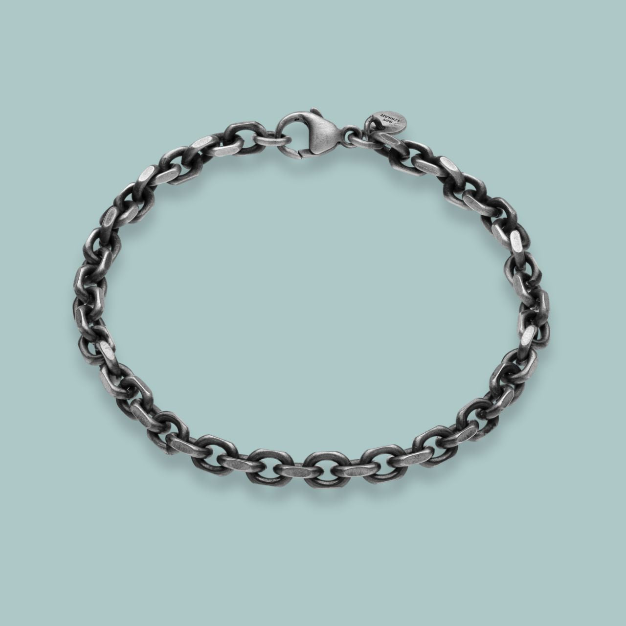 925 Argento Sterling Catena Cordolo Con Il 5mm Motivo Di