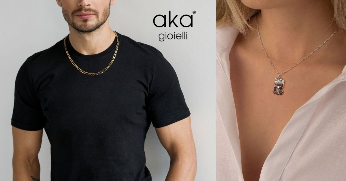 Aka Gioielli® - Collana Donna in Argento Sterling 925 Rodiato - Catena Maglia Rolò 3 mm - lunga 40 cm Aka Gioielli® - Collana Donna in Argento Sterling 925 Rodiato - Catena Maglia Rolò 3 mm - lunga 40 cm