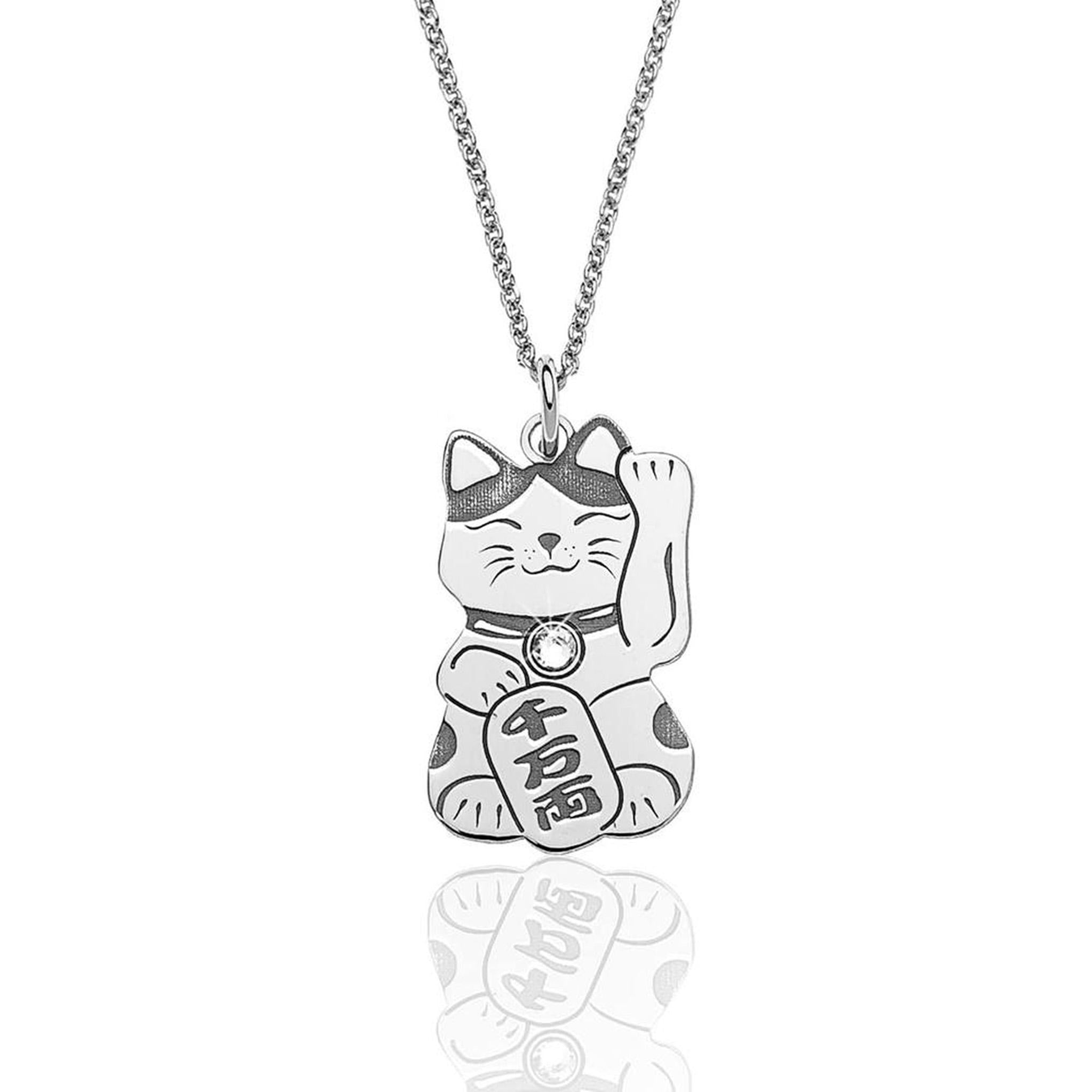 Collana con nome in argento sterling / placcata in rodio bianco / gioielli raffinati personalizzati / script accentato LARGE (articolo: SNS357LC) - Italia Collana con nome in argento sterling / placcata in rodio bianco / gioielli raffinati personalizzati / script accentato LARGE (articolo: SNS357LC) - Italia