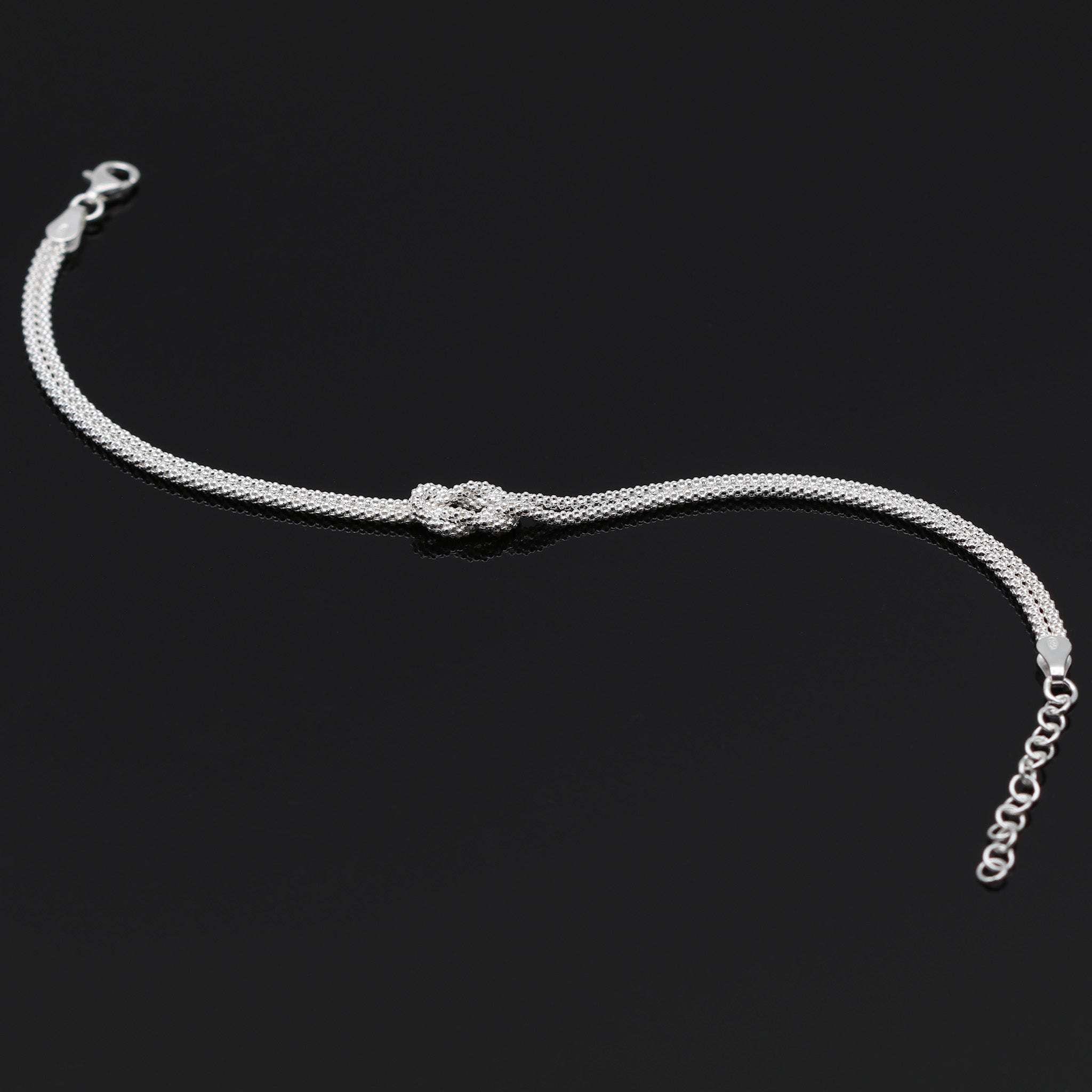 Bracciale con Nodo in Argento 925 - Aka Gioielli