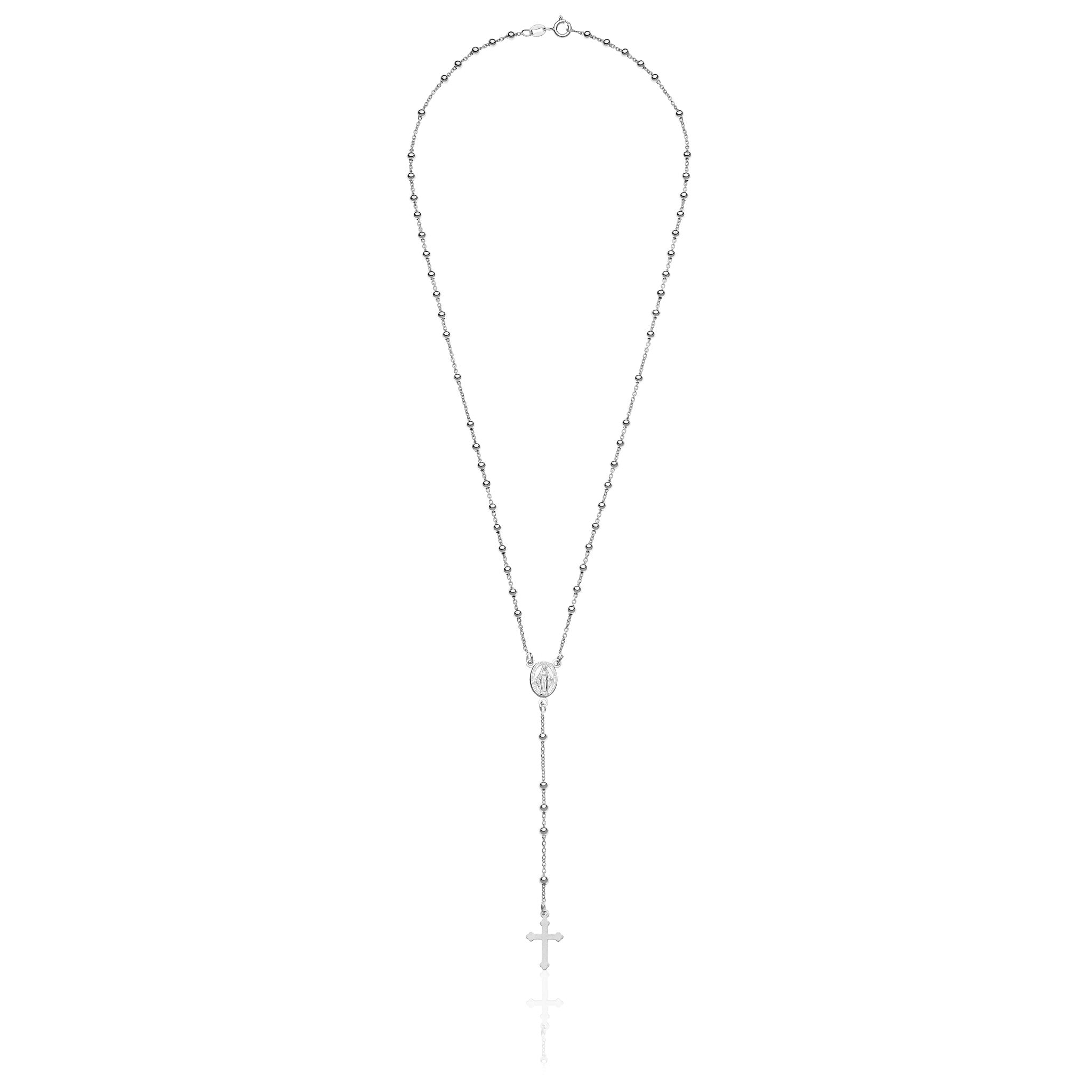 Collana Rosario con Pendente in Argento 925