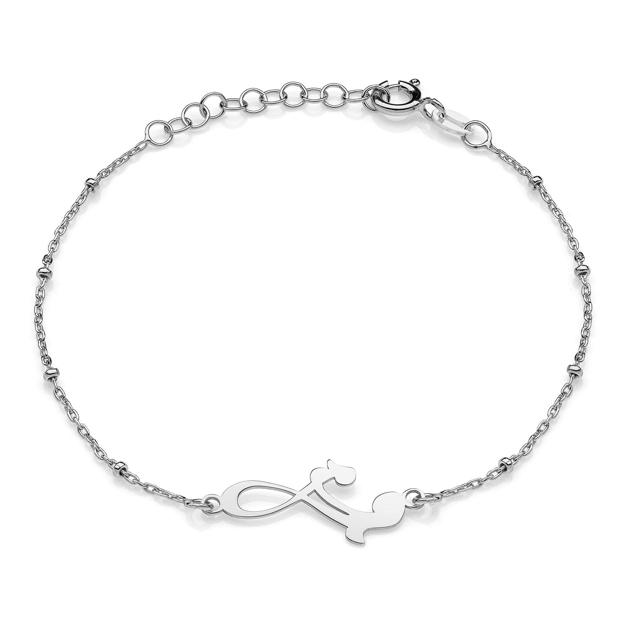 Mother and Daughter Bracelet in 925 Silver Infinity Love Symbol