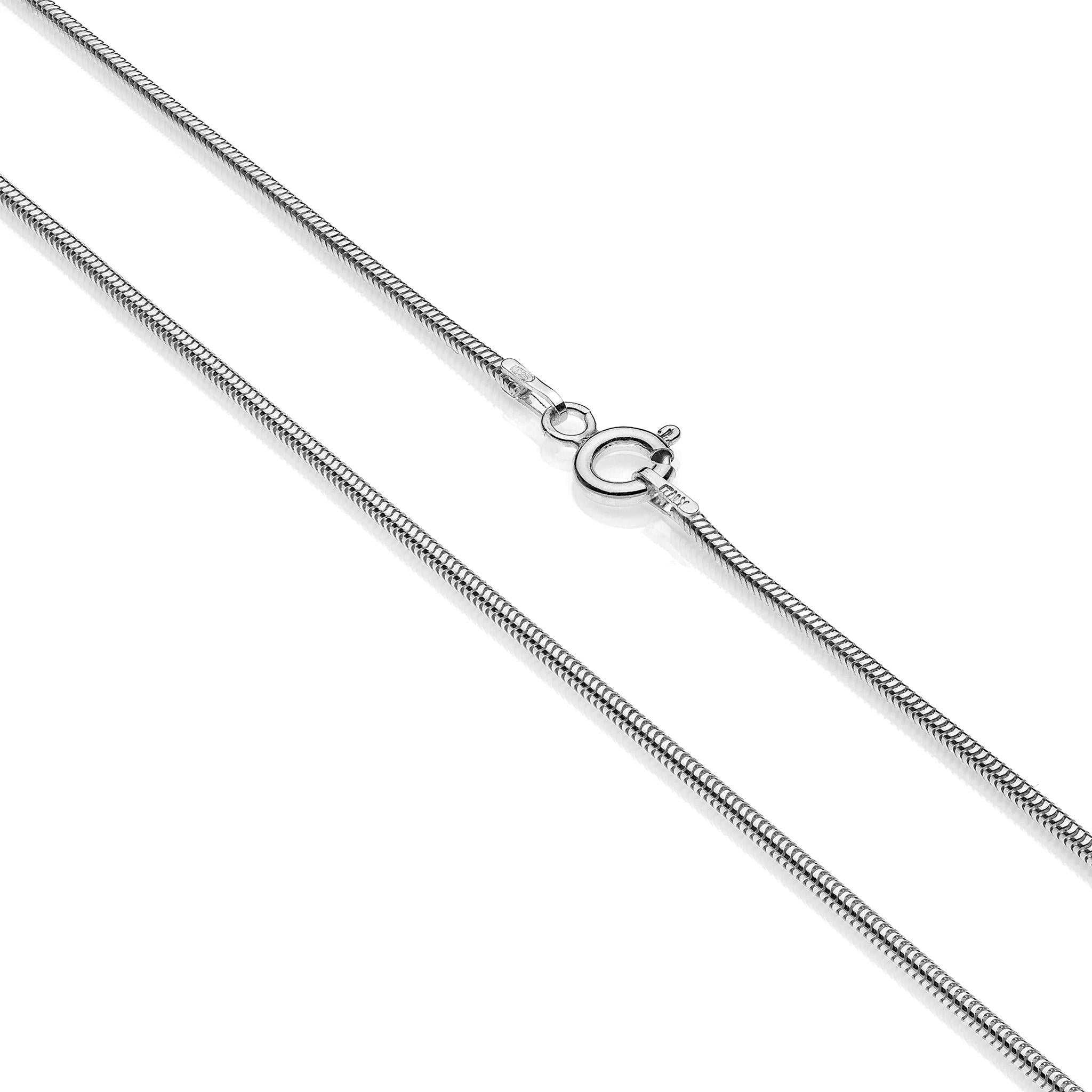 Catena Maglia Serpente 1.4 mm in Argento 925