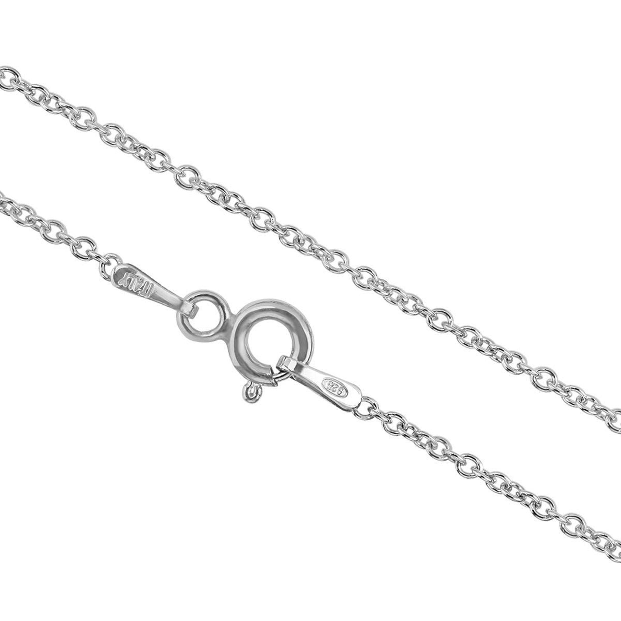 1.4 mm Forzatina Mesh Chain in Rhodium-Plated 925 Silver