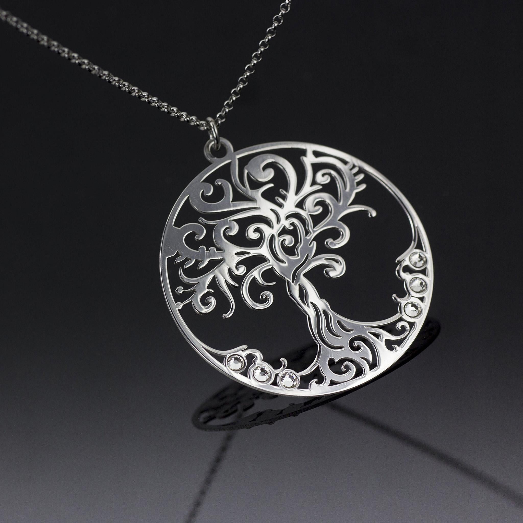 Ciondolo Albero Della Vita, Collana Con Albero In Argento Sterling - Foto 8
