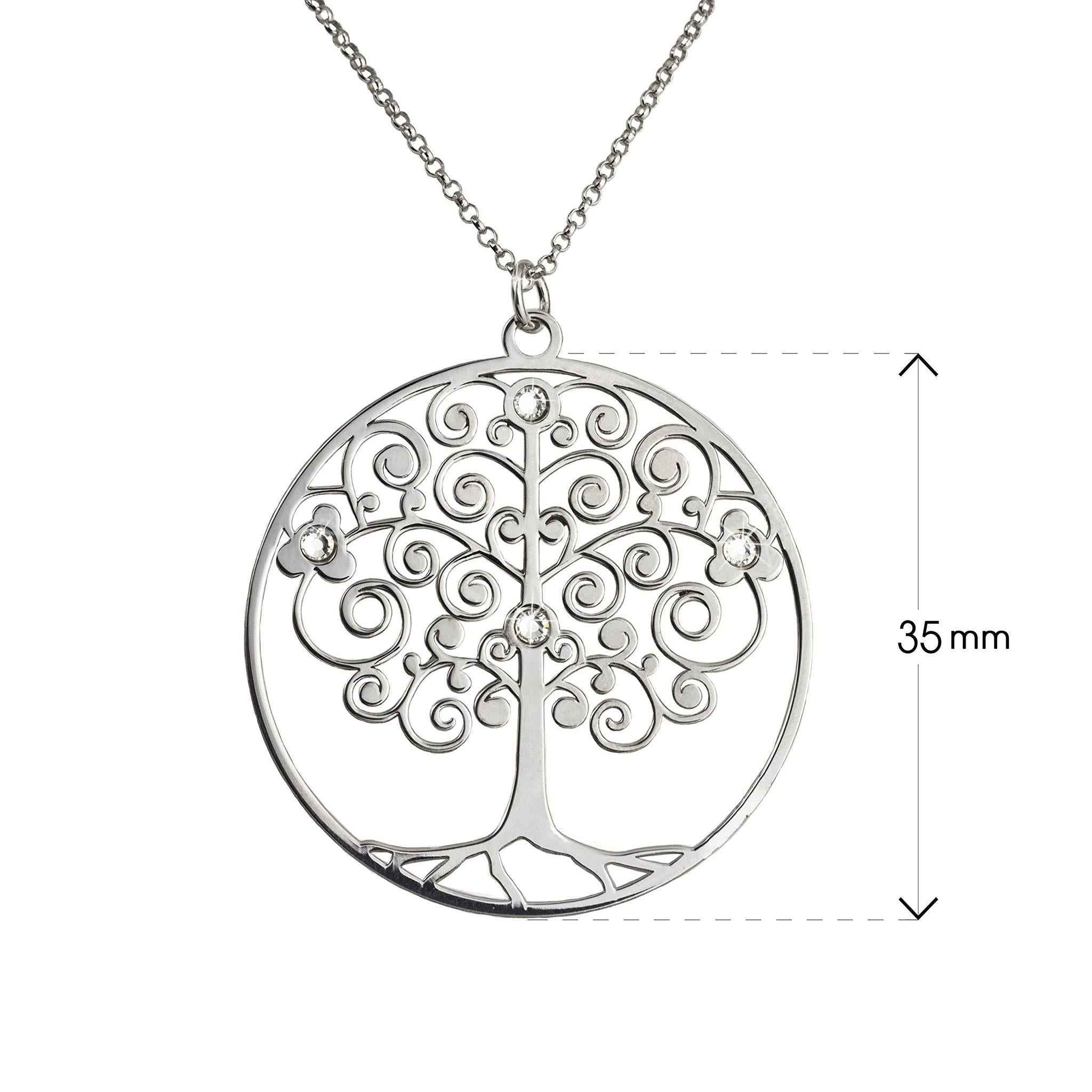 Ciondolo Albero della Vita - Collana con Cuore Albero della Vita. Collana in Argento Sterling - Italia Ciondolo Albero della Vita - Collana con Cuore Albero della Vita. Collana in Argento Sterling - Italia