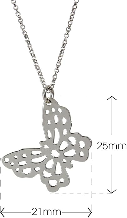 Collana con Ciondolo Farfalla in Argento 925 - Aka Gioielli